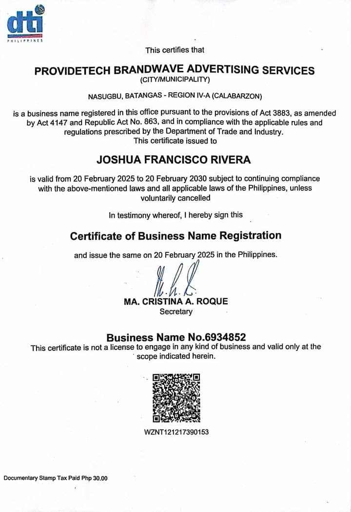 Business Name Registration